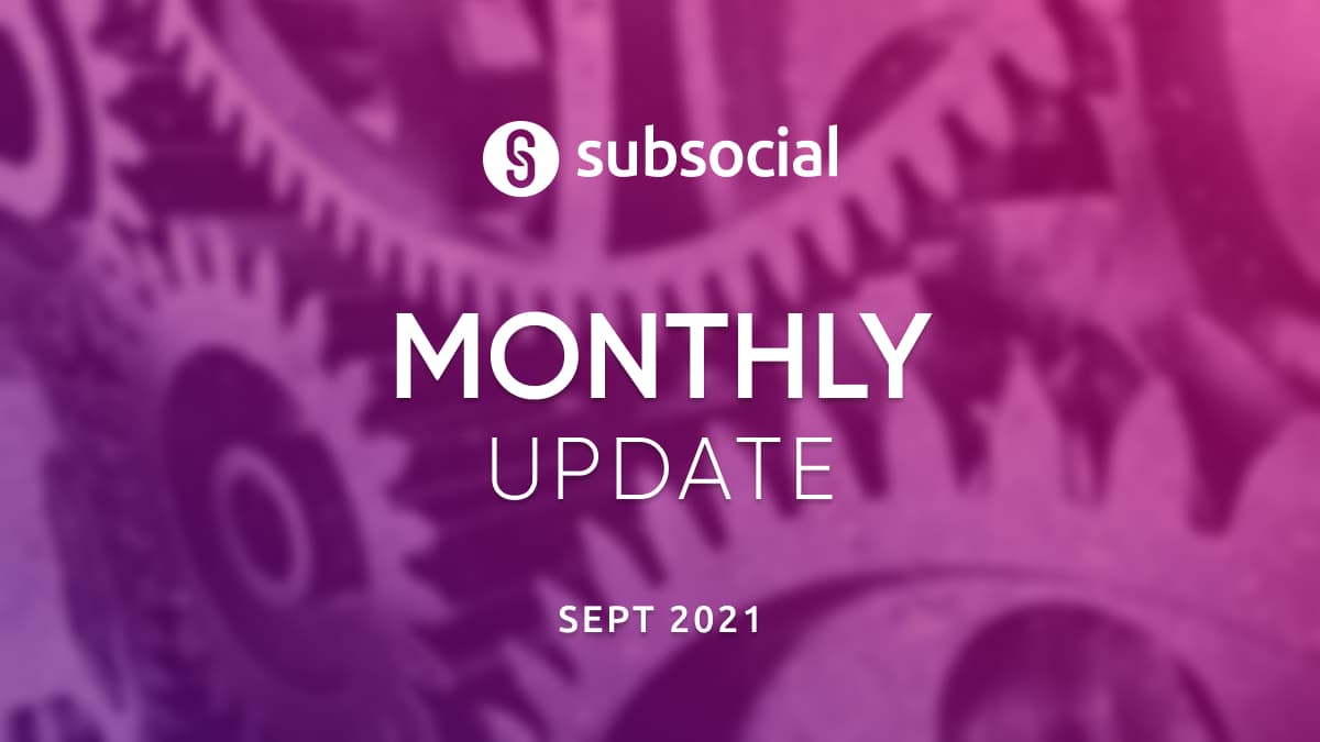 September 2021 In Review