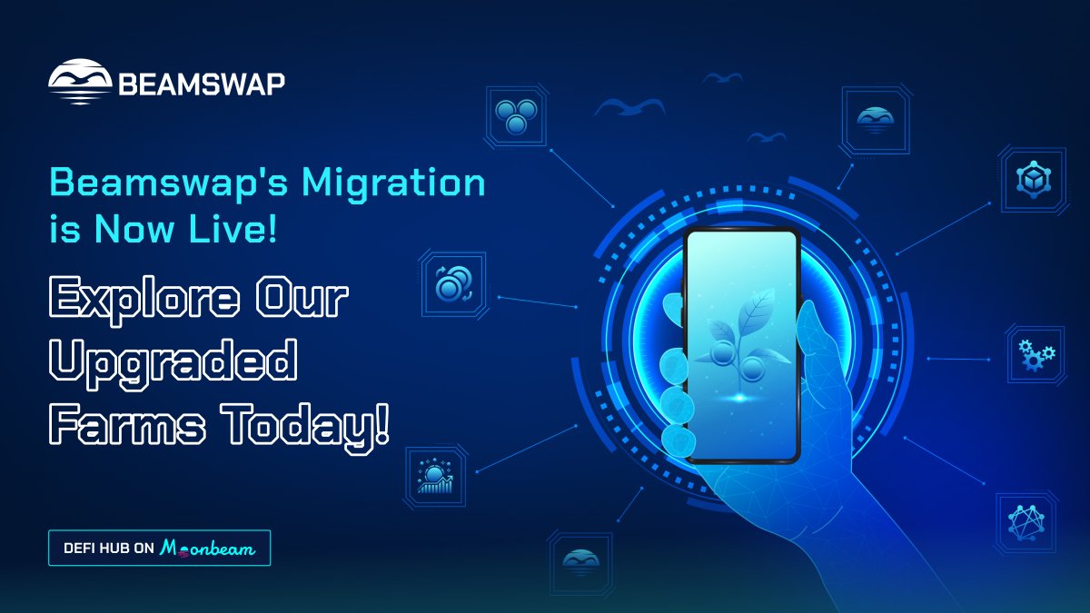Beamswap pools migration is live 🚨