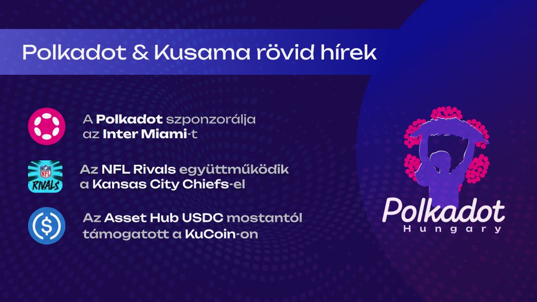 Polkadot heti hírek - A Polkadot szponzorálja az Inter Miami-t